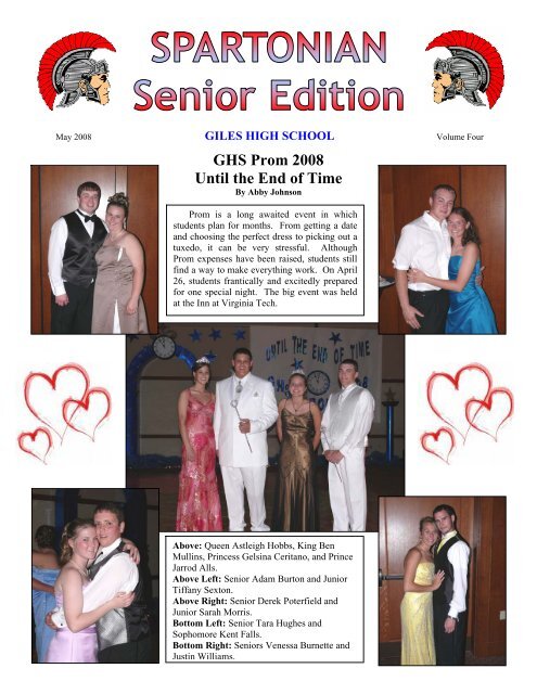 GHS Prom 2008 Until the End of Time - Giles High School - Gilesk12