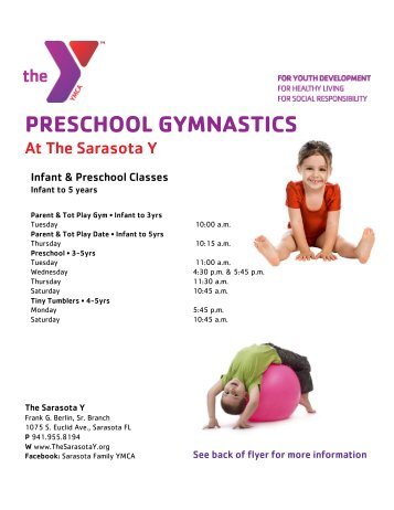 PRESCHOOL GYMNASTICS - Sarasota Family YMCA