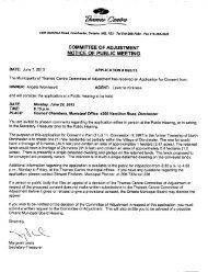 Consent Application B20/13 - Municipality Of Thames Centre