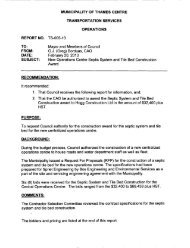 Report No. TS-005-13, review tender results for the construction of ...