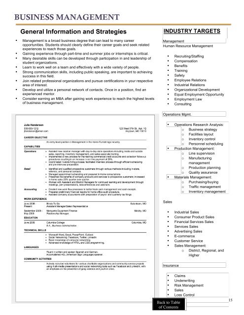 Résumé Guide