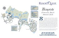 Community Map & Amenities Guide - ResortQuest