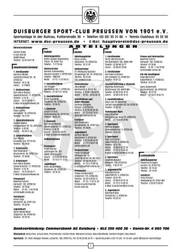 2/2006 - DSC PreuÃen von 1901 e.V.