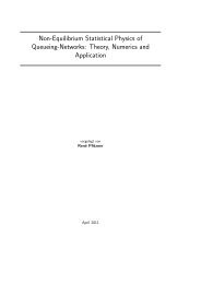 Non-Equilibrium Statistical Physics of Queueing-Networks: Theory ...