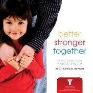 better stronger together - YMCA-YWCA
