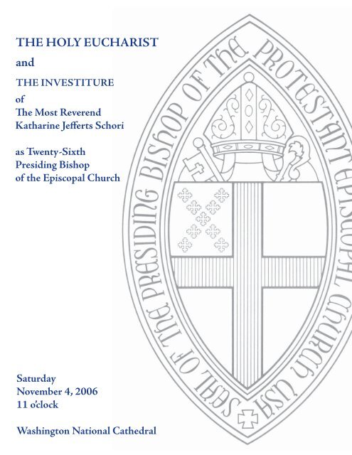 Investiture of the Rt. Rev. David G. Read as 11th bishop of the