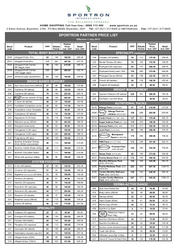 MA July 2012 - price increase