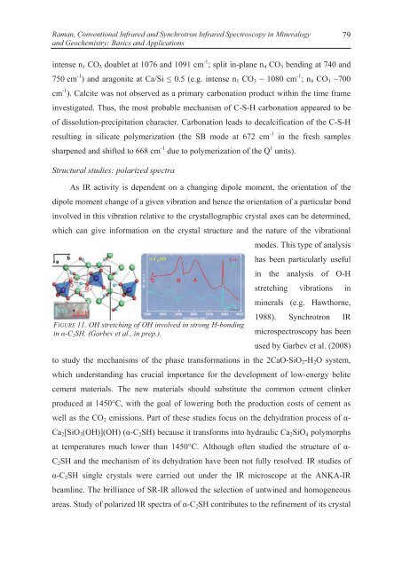 instrumental techniques applied to mineralogy and geochemistry