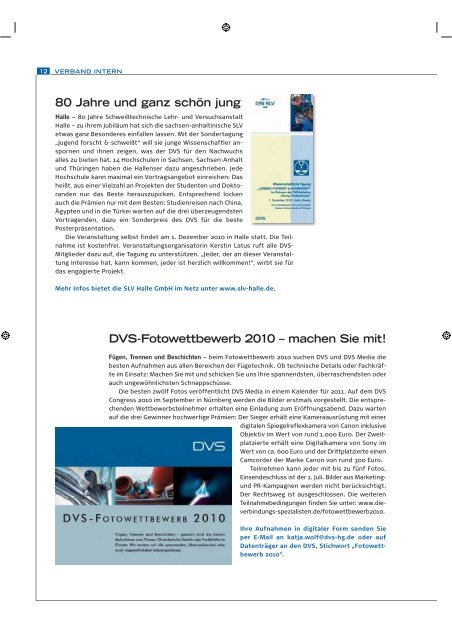 magazin - DVS