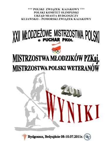 MÅodzieÅ¼owe Mistrzostwa Polski - Polski ZwiÄzek Kajakowy