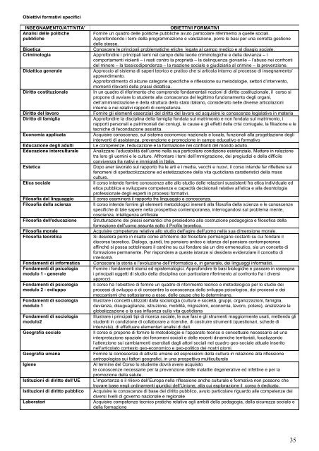 Università degli Studi di Genova - Scienze della Formazione