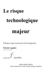 Le risque technologique majeur - patricklagadec.net