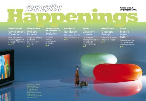 Happenings - Zanotta SpA