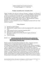 Verbale - Associazione CFS