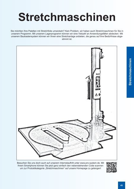 Maschinen & Geräte - Pro-System Verpackungstechnik GmbH