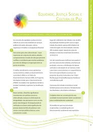 Equidade, JustiÃ§a Social e Cultura de Paz. PDF - Programa Cidades ...