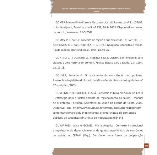 Guia ConsÃ³rcios PÃºblicos - Programa Cidades SustentÃ¡veis