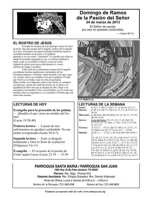 Domingo de Ramos de la PasiÃ³n del SeÃ±or - Tn.org