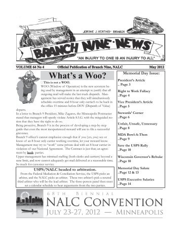 What's a Woo? - Branch 9 NALC