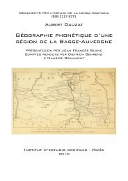 GÃ©ographie phonÃ©tique d'une rÃ©gion de la Basse ... - IEO ParÃ­s - Free