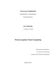 Ewa Molenda praca mgr_1347873369.pdf - Instytut Prawa ...