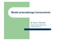 Model przeciÄtnego konsumenta - Instytut Prawa WÅasnoÅci ...