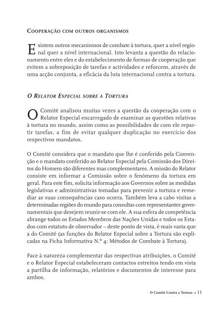 O ComitÃ© Contra a Tortura - Gabinete de DocumentaÃ§Ã£o e Direito ...