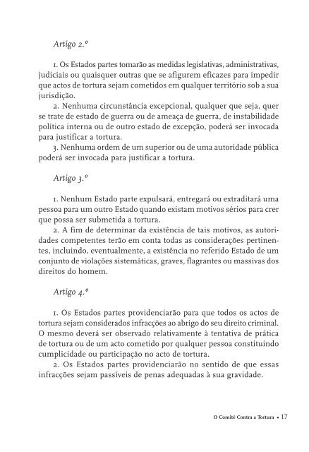 O ComitÃ© Contra a Tortura - Gabinete de DocumentaÃ§Ã£o e Direito ...