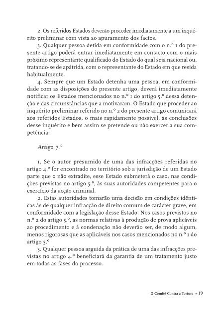 O ComitÃ© Contra a Tortura - Gabinete de DocumentaÃ§Ã£o e Direito ...