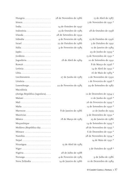 O ComitÃ© Contra a Tortura - Gabinete de DocumentaÃ§Ã£o e Direito ...