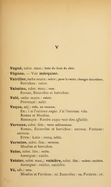 Grammaire et dictionnaire du patois bourbonnais - IEO ParÃ­s - Free