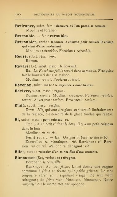 Grammaire et dictionnaire du patois bourbonnais - IEO ParÃ­s - Free