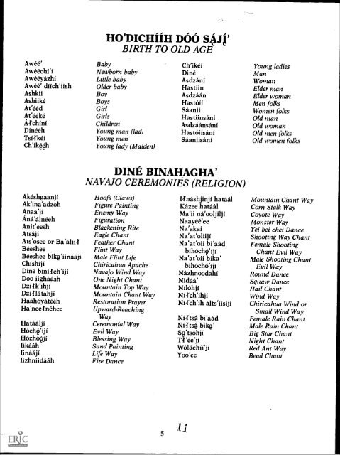 Navajo Clan Chart Torku