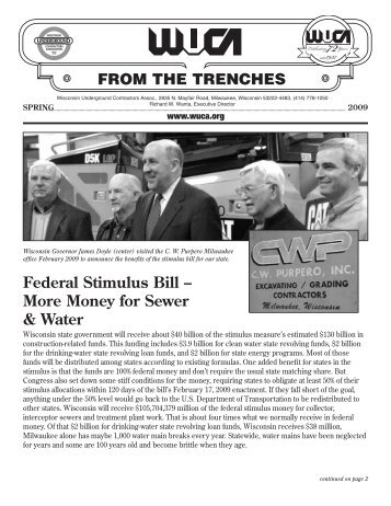 2009 Spring (PDF) - Wisconsin Underground Contractors Association