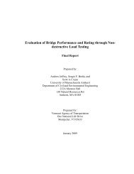 Evaluation of Bridge Performance and Rating through Non ...