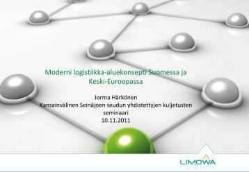 Moderni logistiikka-alue - SeinÃ¤joen seudun elinkeinokeskus