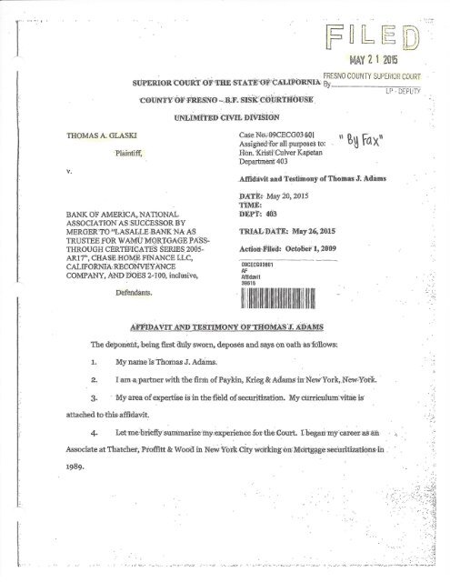 Glaski Affidavit Thomas Adams 5 15