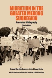 Migration in the Greater Mekong Subregion : annotated bibliography