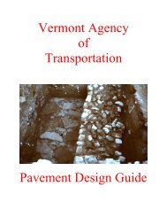 VTrans Pavement Design Guide - Vermont AOT Program ...