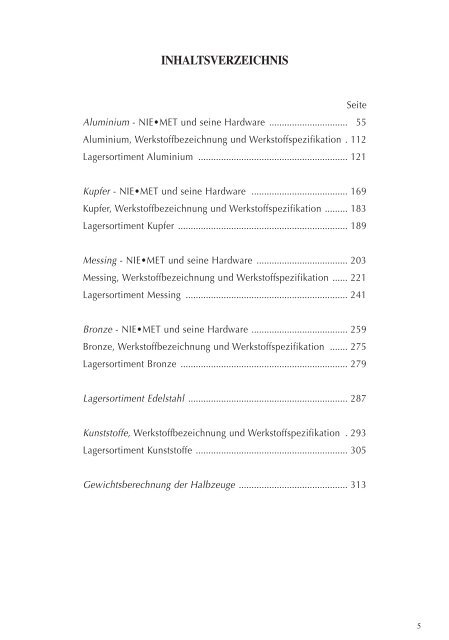 Lagersortiment - Häuselmann Metall GmbH