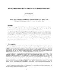 Practical Parameterization of Rotations Using the Exponential Map ...