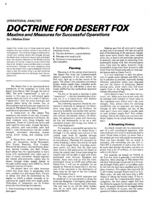 DOCTRINE FOR DESERT FOX - RussGifford.net