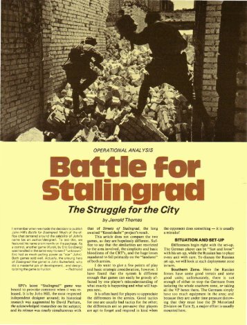 Streets of Stalingrad