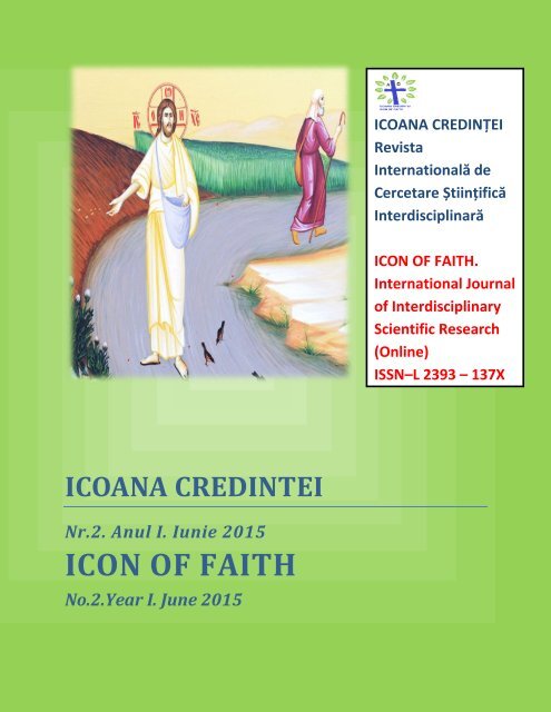 ICON OF FAITH. No.2 June 2015