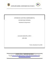 informe seguimiento alcaldia orito