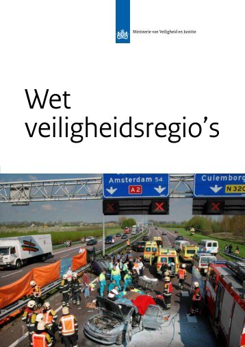 Brochure Wet veiligheidsregio's - DR-Loket