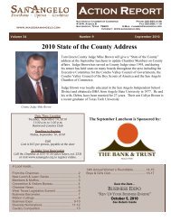 September 2010 - San Angelo Chamber of Commerce