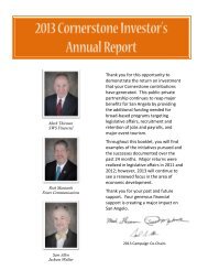 2013 Annual Report - San Angelo Chamber of Commerce