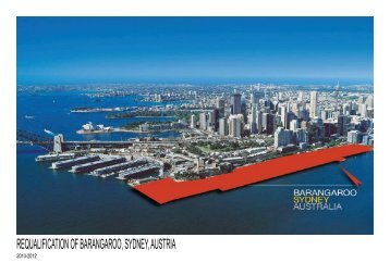 Requalification of Barangaroo, Sydney, Australia