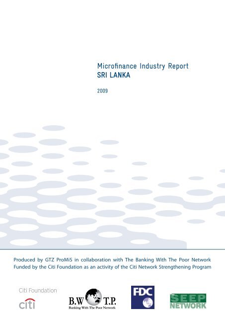 Microfinance Industry Report SRI LANKA - Microfinance in Sri Lanka